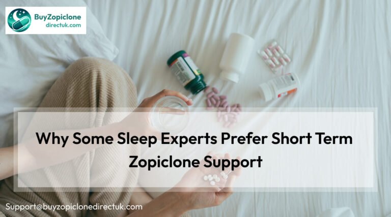 Why Some Sleep Experts Prefer Short Term Zopiclone Support