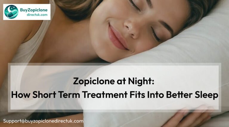 Zopiclone at Night: How Short Term Treatment Fits Into Better Sleep