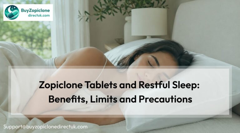 Zopiclone Tablets and Restful Sleep: Benefits, Limits and Precautions
